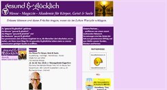 Desktop Screenshot of gesund-und-gluecklich.at