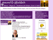 Tablet Screenshot of gesund-und-gluecklich.at